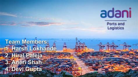 Adani Ports And Sez Detail Study Ppt