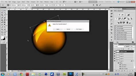 Adobe Photoshop Cool Orb Tutorial Youtube