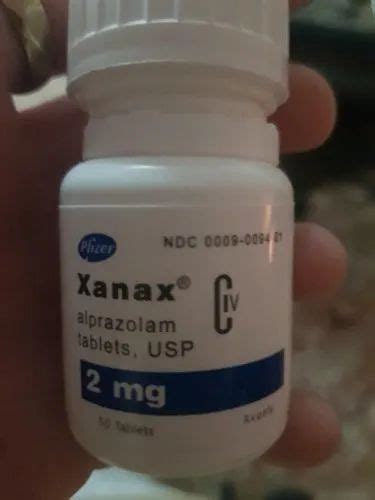 Pfizer Xanax 2mg Bars, Prescription, Treatment: Panic And Anxiety ...