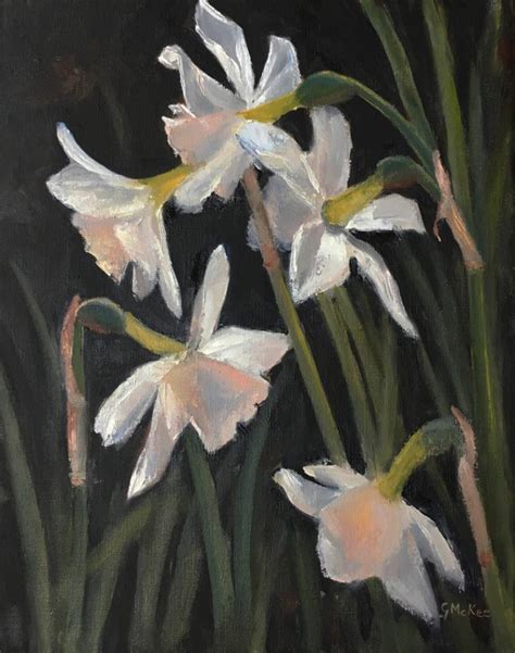 Narcissus Flower Painting at PaintingValley.com | Explore collection of ...