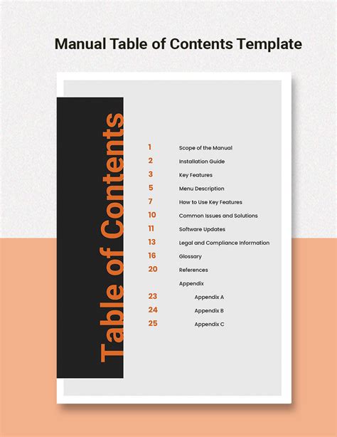 Table Of Content What Is A Table Of Content Definition Types Uses