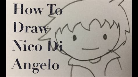 How To Draw Cute And Easy Nico Di Angelo Youtube