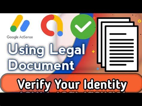 How To Verify Google Adsense And Admob Identity Youtube