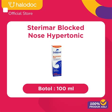 Jual Sterimar Blocked Nose Hypertonic 100 Ml Shopee Indonesia