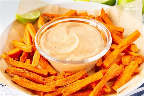 This Sweet Potato Fries Dip Has A Spicy Kick That Pairs Perfectly With The Sweetness Sweet