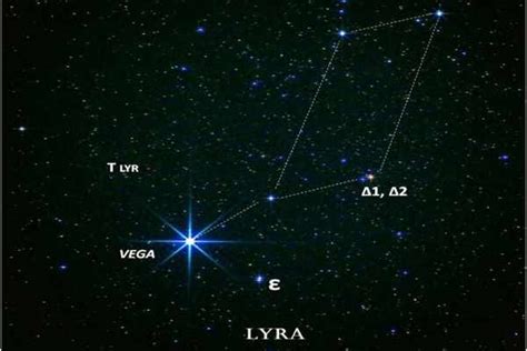 Vega - the Brightest Star in the Constellation Lyra - Assignment Point