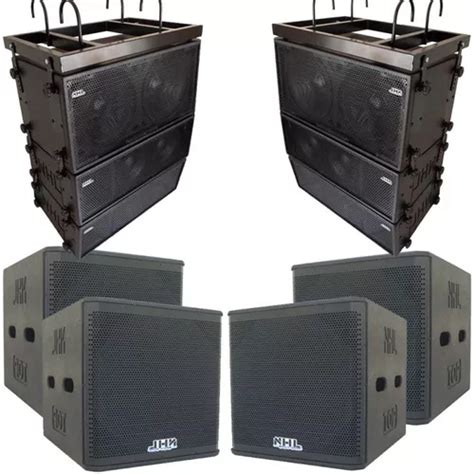 Kit Ativo Line Array X X Sub Nhl Cxs W