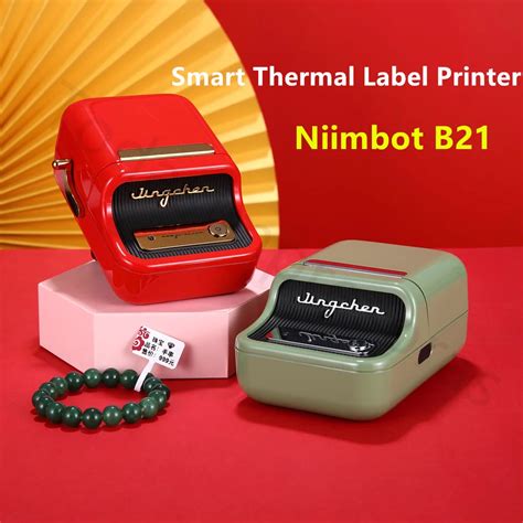 Niimbot Imprimante Thermique Sans Fil B21 Mini Imprimante Portable D