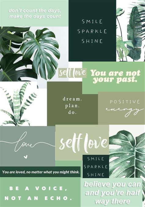 green positive collage 💚 | Green aesthetic, Green theme, Green