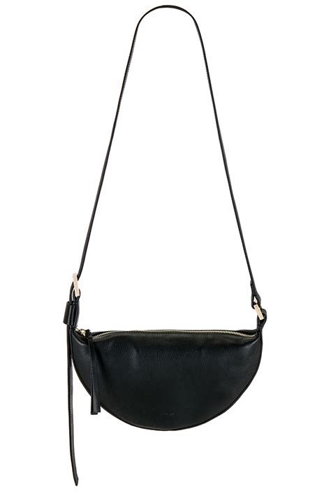 ALLSAINTS Half Moon Crossbody In Black REVOLVE