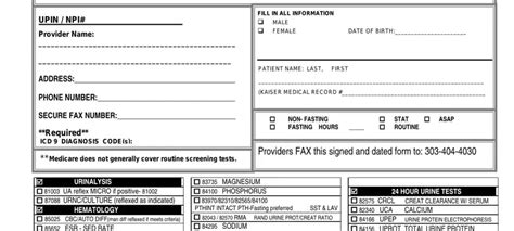 Lab Requisition Form ≡ Fill Out Printable Pdf Forms Online