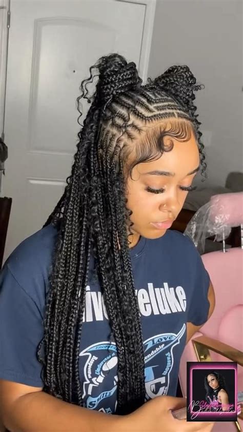 Pin By Julia Berry On Hairstyles In Box Braids Hairstyles For