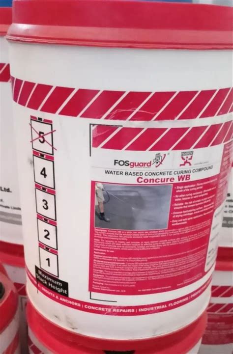 Fosroc Concure Wb White Curing Compound For Industrial Standard Isi