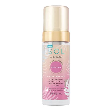 Sol By Jergens Sunless Tanning Water Mousse Best Drugstore Skin Care