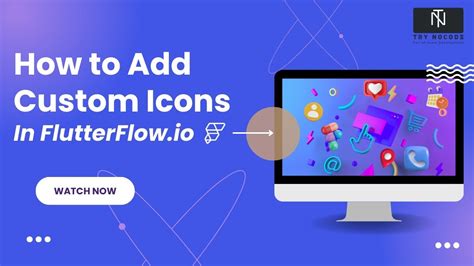 How to add custom icons in flutterflow.io - YouTube