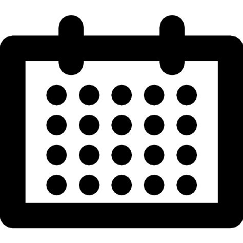 Monthly Calendar Vector SVG Icon SVG Repo