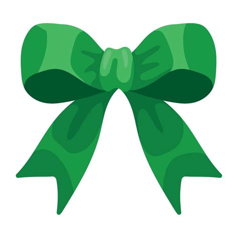 Christmas Green Bow Ribbon 14015526 Vector Art At Vecteezy