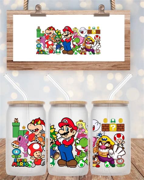 Mario And Luigi Bro Sublimation Print Ready To Press Sublimation Wrap