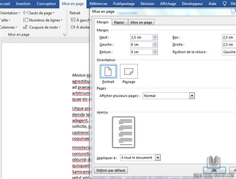 Tutoriel Word Comment Crire Dans La Marge D Un Document Tutoriel Word