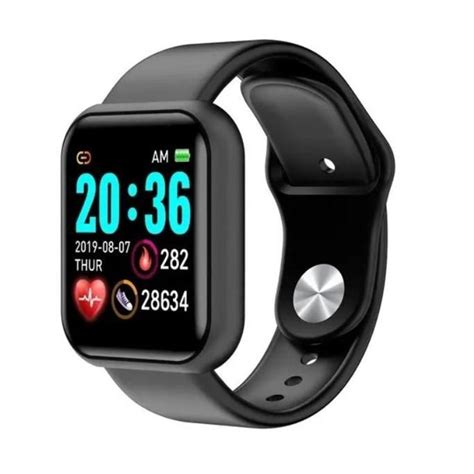 RelÓgio Smartwatch Inteligente D20 Pro Y68 Preto Preto Netshoes