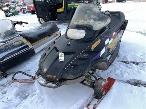 1998 Zl500 Arctic Cat Snowmobile Not Running In Our Yard Located In