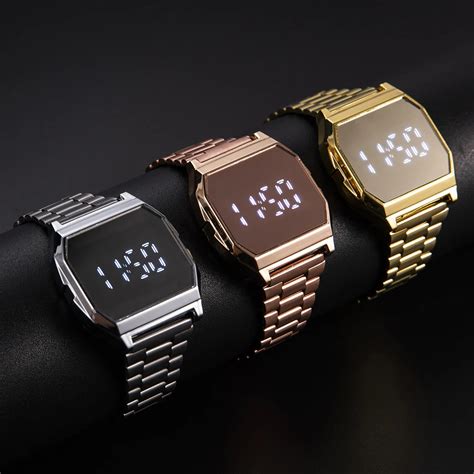 Relojes Electr Nicos Para Mujer Relojes De Pulsera De Lujo Con Pantalla