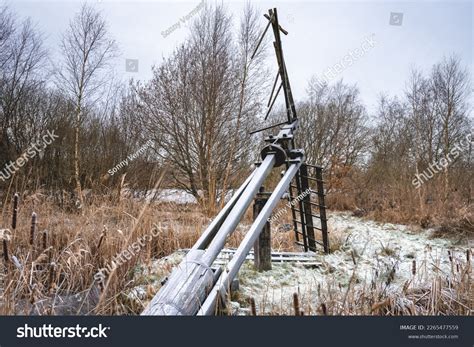 Old Tjasker Old Small Windmill Friesland Stock Photo 2265477559