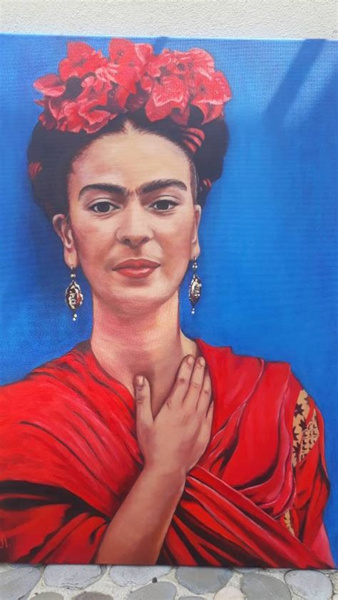 Frieda Kahlo Oil Painting Art Oil On Canvas Frieda Original Etsy