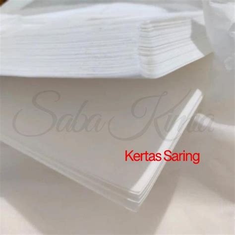 Jual Buruan Serbu Kertas Saring Kasar Laboratorium X Cm Shopee