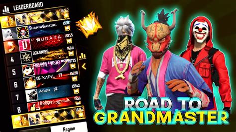 Rank Pushing To Grandmaster With ROCK 420 Free Fire Live Rog5 Live