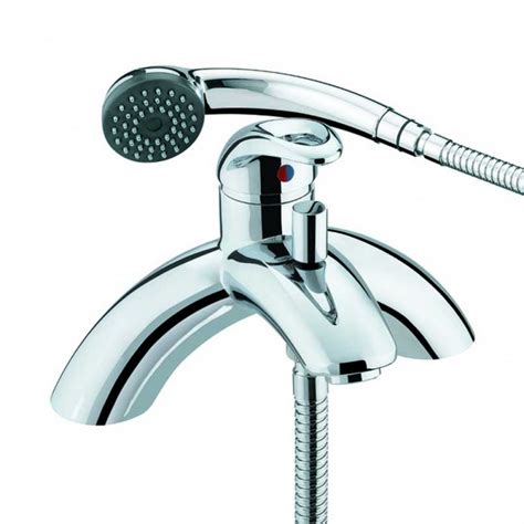 Bristan Java Single Lever Pillar Bath Shower Mixer Jslpbsmc