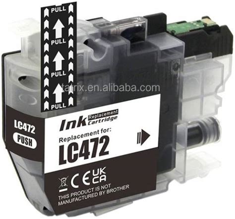 Brother LC472 Black Ink Cartridge 550 Page Yield, Compatible for MFC ...