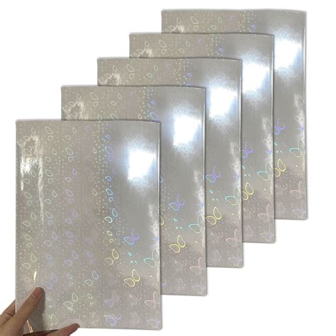 Buy Aooower Sheets Transparent Holographic Overlay Lamination Vinyl