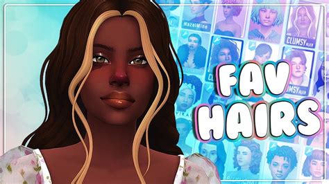 Top 10 Favorite Maxis Match Hair The Sims 4 Custom Content Showcase