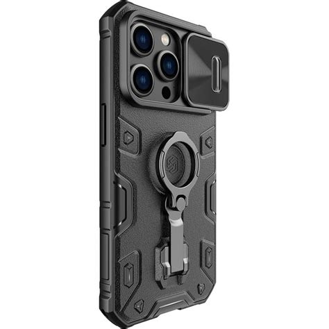 Etui z ochroną aparatu Nillkin CamShield Armor Pro Magnetic do iPhone