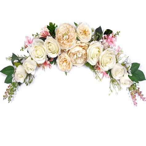 OrgMemory Wedding Arch Flowers Artificial Floral Swags 27 Decorative