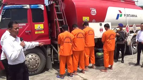 Sopir Truk Tangki Pertamina Gelapkan Liter Bbm Bersubsidi Jenis