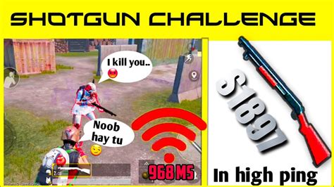 Shotgun Challenge In Tdm In Pubg Mobile May Shotgun Challenge Youtube