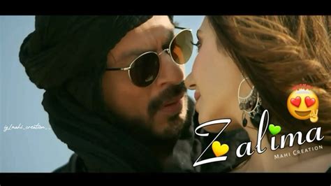 Zalima💕 Raees Shah Rukh Khan Mahira Khan T Series Ankit