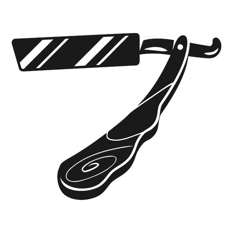 Premium Vector Straight Razor Icon Simple Illustration Of Straight