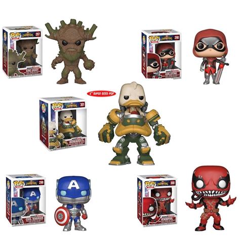 Funko Pop Games Marvels Contest Of Champions Vinyl Figures Set Of