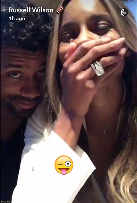 Ciara And Russell Wilson Pose In Front Of A Castle For Their Wedding