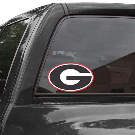 Georgia Bulldogs 8 Color Team Logo Car Decal