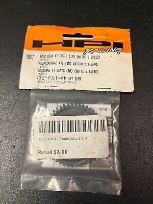 HPI Racing Spur Gear 47 Tooth For Nitro 3 Touring Car 76817 EBay