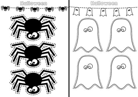 Imprimibles Halloween Recortables Infantiles Gratis