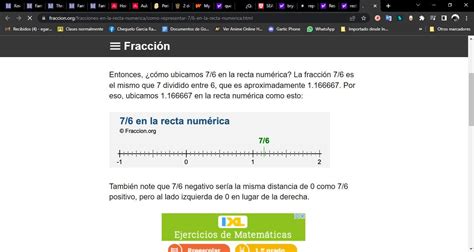 representar en la recta numérica 7 6 Brainly lat