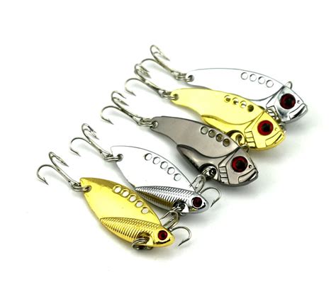 Pcs Cm G Hard Fishing Lure Vib Hook Sinking Vibra Rattlin