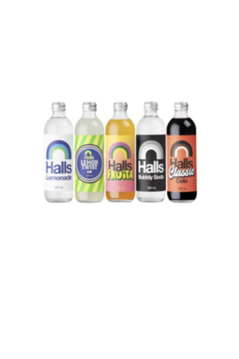 Halls Range 330ml x 12 - Nippy's