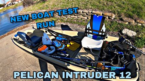 Pelican Intruder 12 Test Run Birthday Boat Youtube