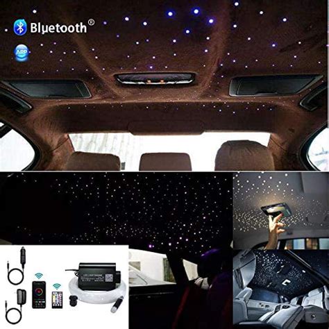 AKEPO Car Home 16W Fiber Optic Lights Star Ceiling Light Kit APP Music